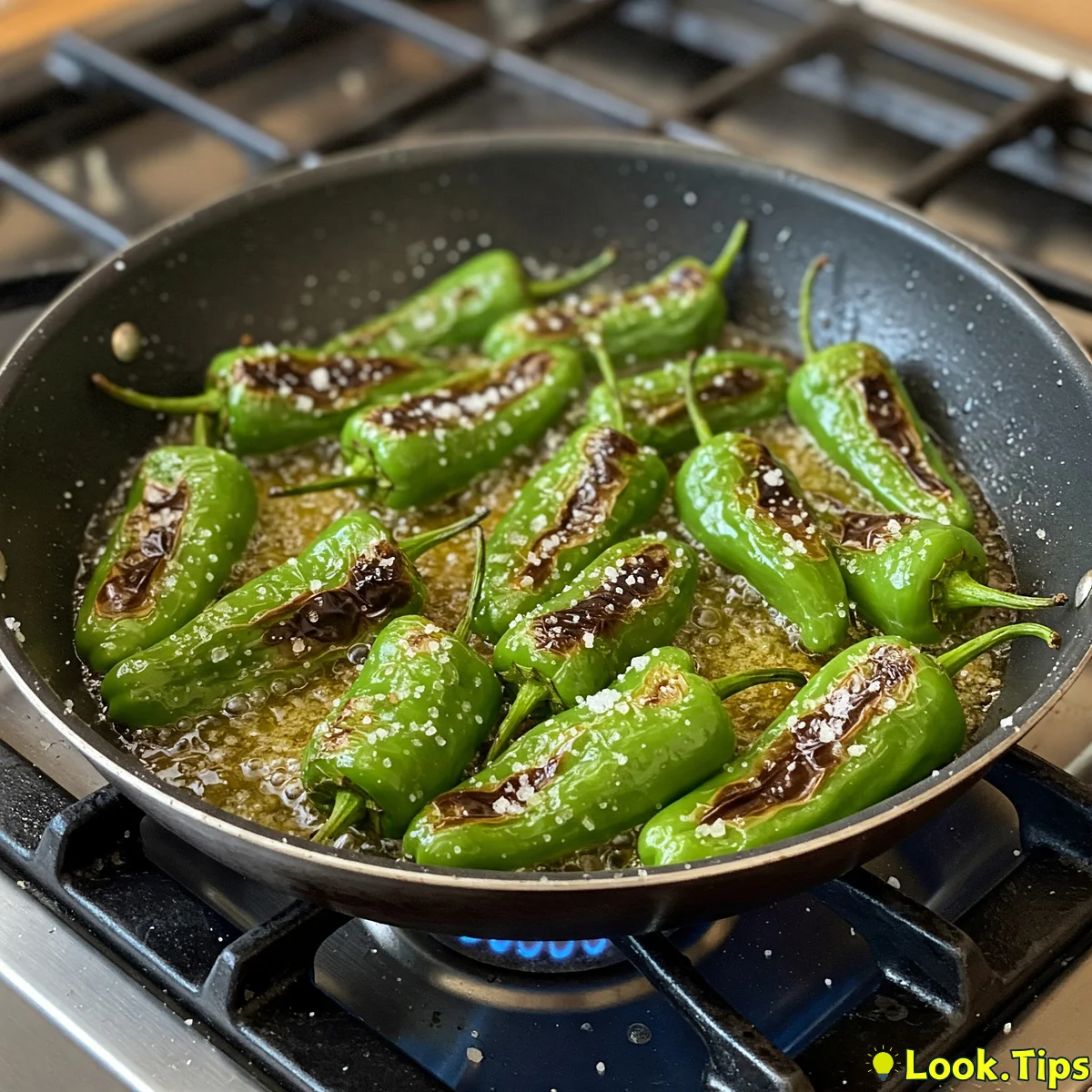 6. Pimientos de PadrĂłn: Roulette Peppers