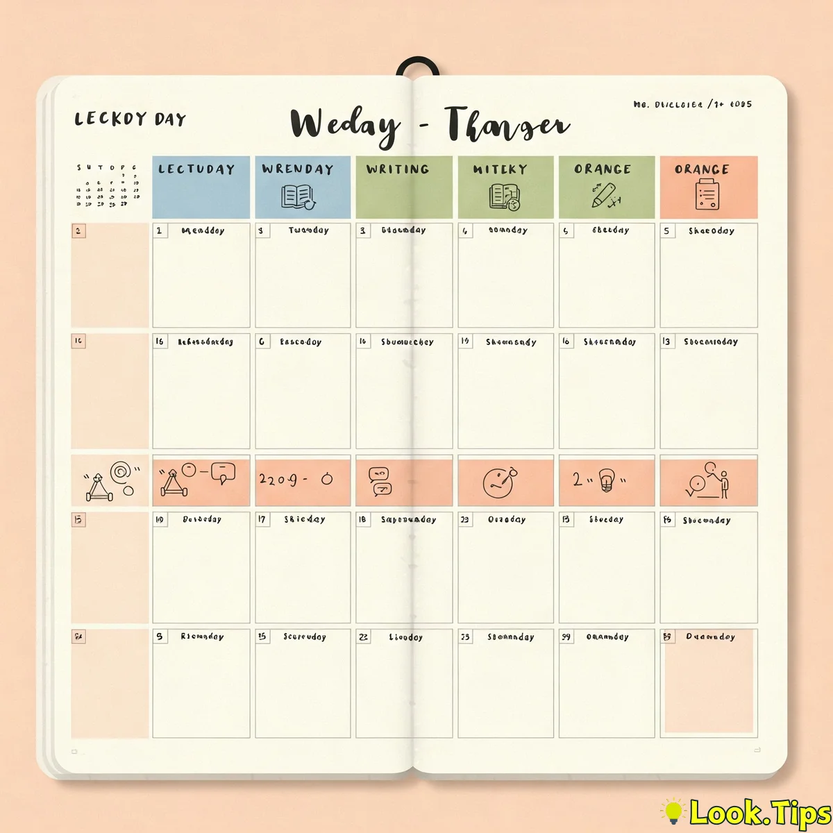 2. Theme Your Days: Batch Tasks for Brain Bliss