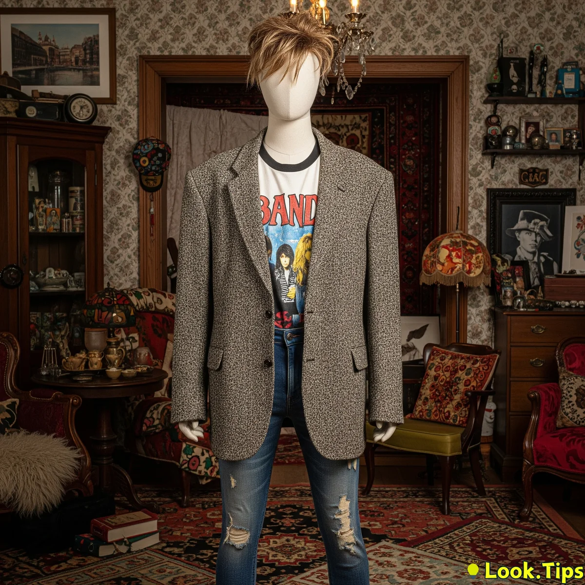 3. Oversized Blazers & Leather Jackets: Layer Like a Sleaze Icon