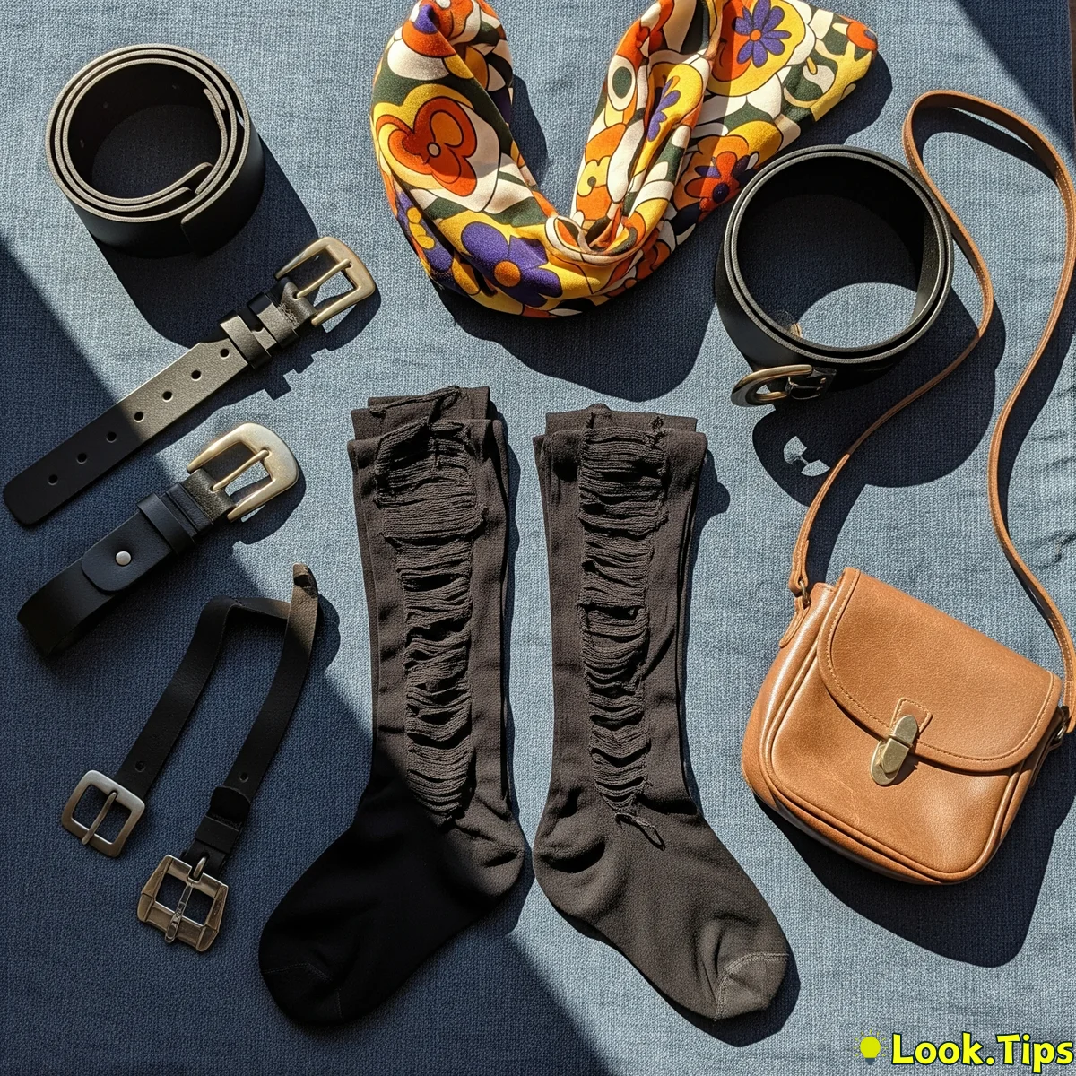 5. Accessorize Like a True Indie Kid: Belts, Tights & More!