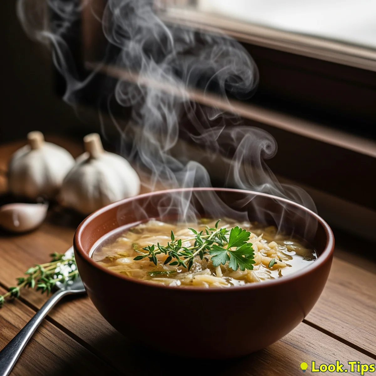 5. Gut-Loving Garlic & Onion Soup: Warmth and Prebiotics for a Clear Mind